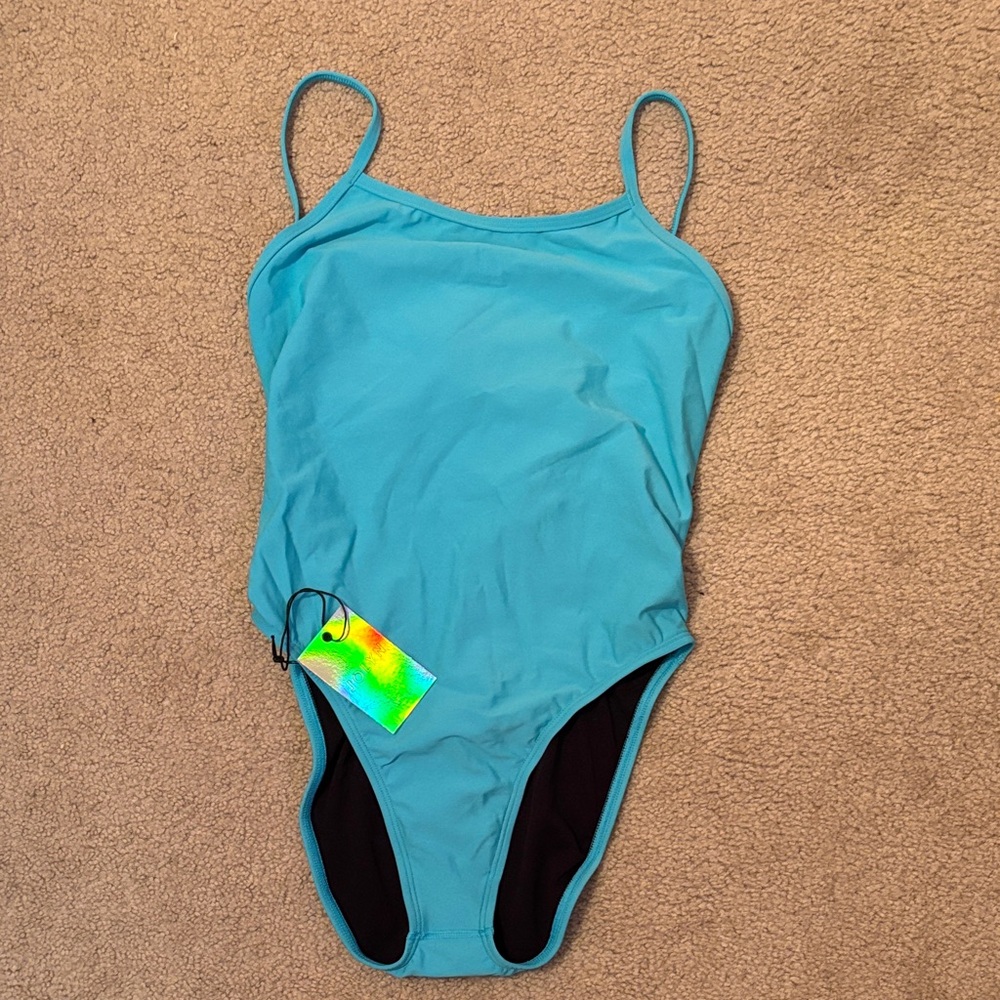 Jolyn Clothing Turquoise Women's Swim One Piece